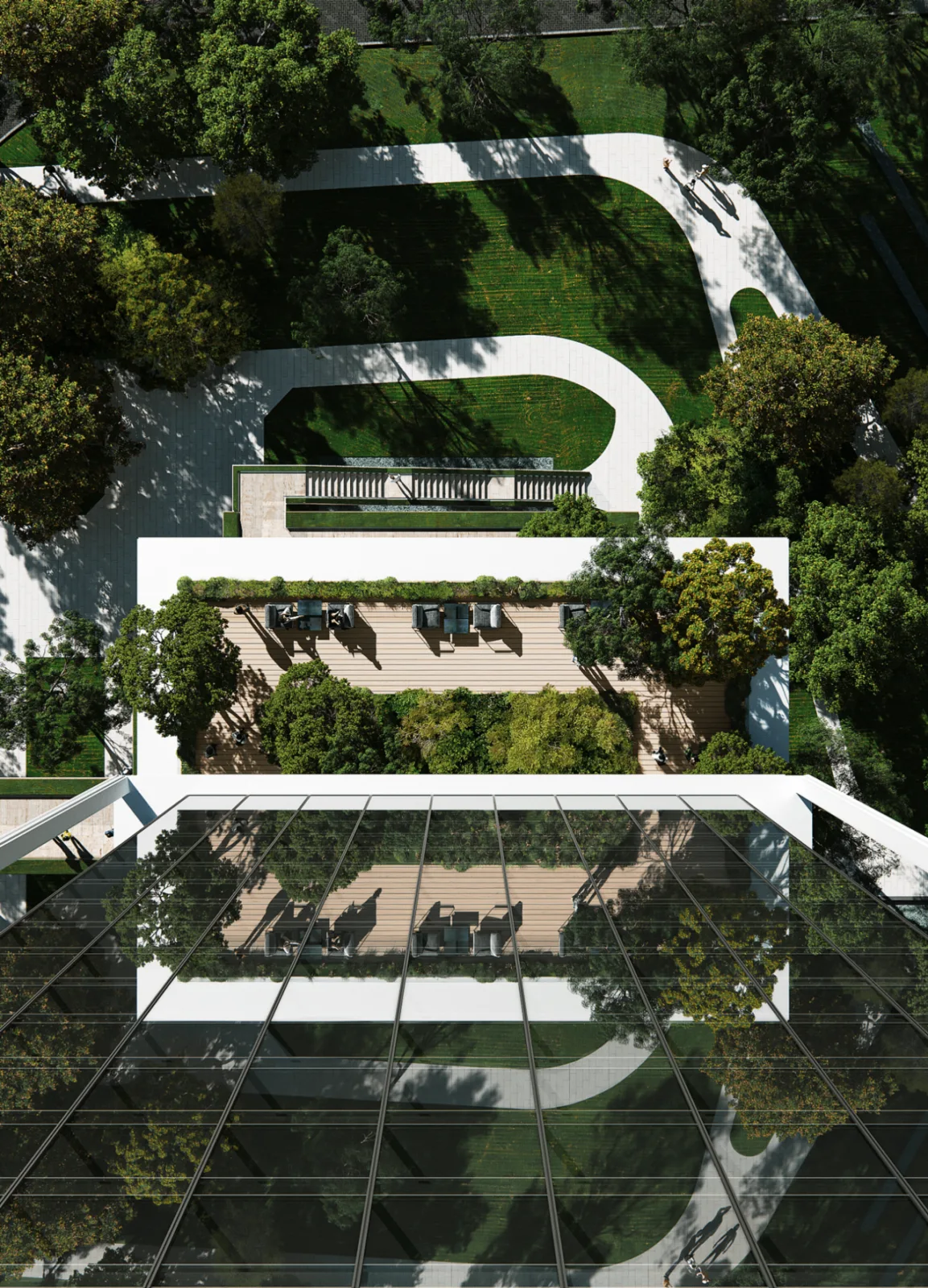 BIM Architecture | Wuhan Yangtze River Center International Competition Plan/Line+Zhu Peidong's Dual Thinking on Urban Coordinates