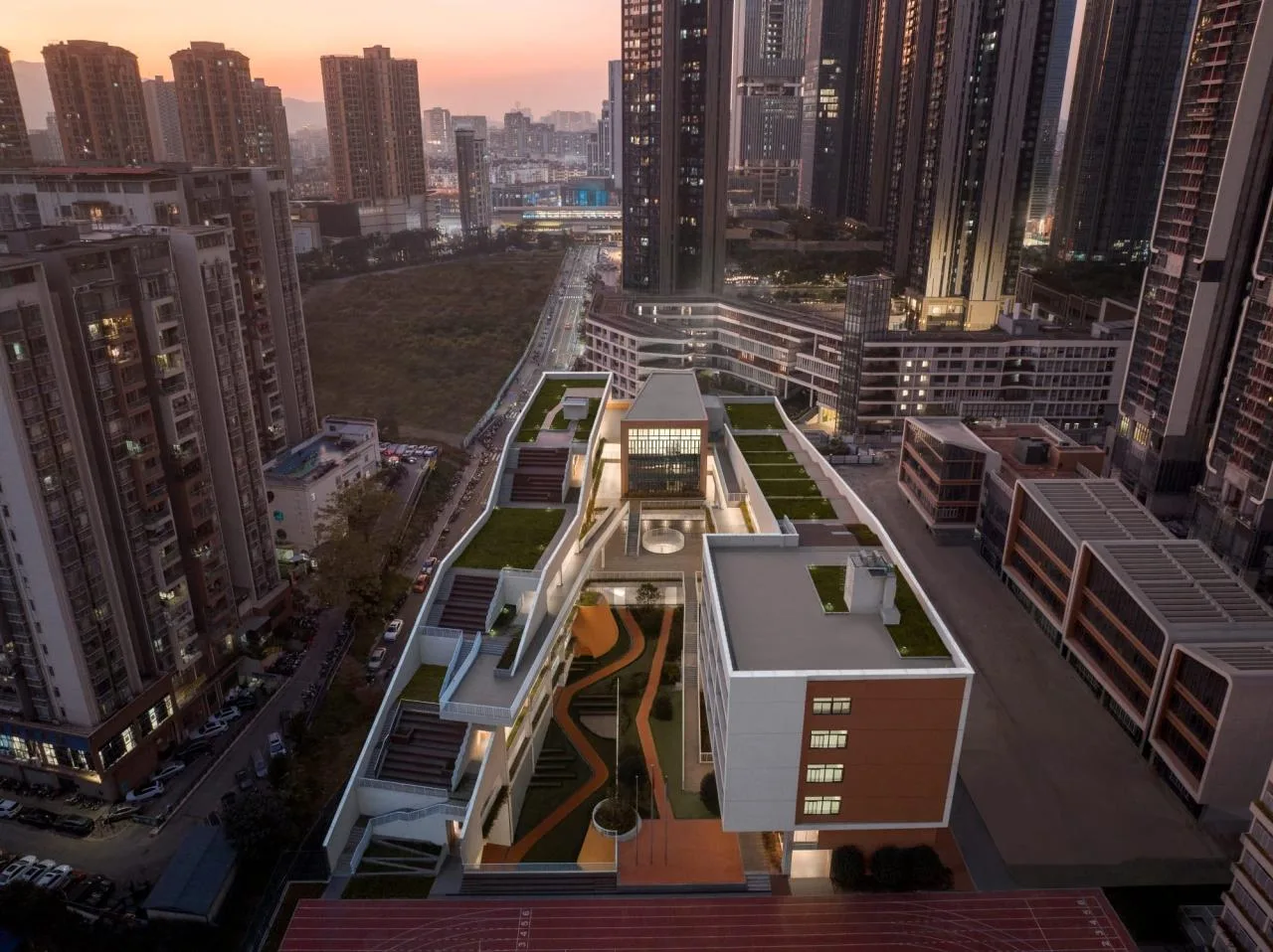 BIM Architecture | Qingquan Foreign Language School Junior High School/Yijing Architectural Design, Longhua District, Shenzhen