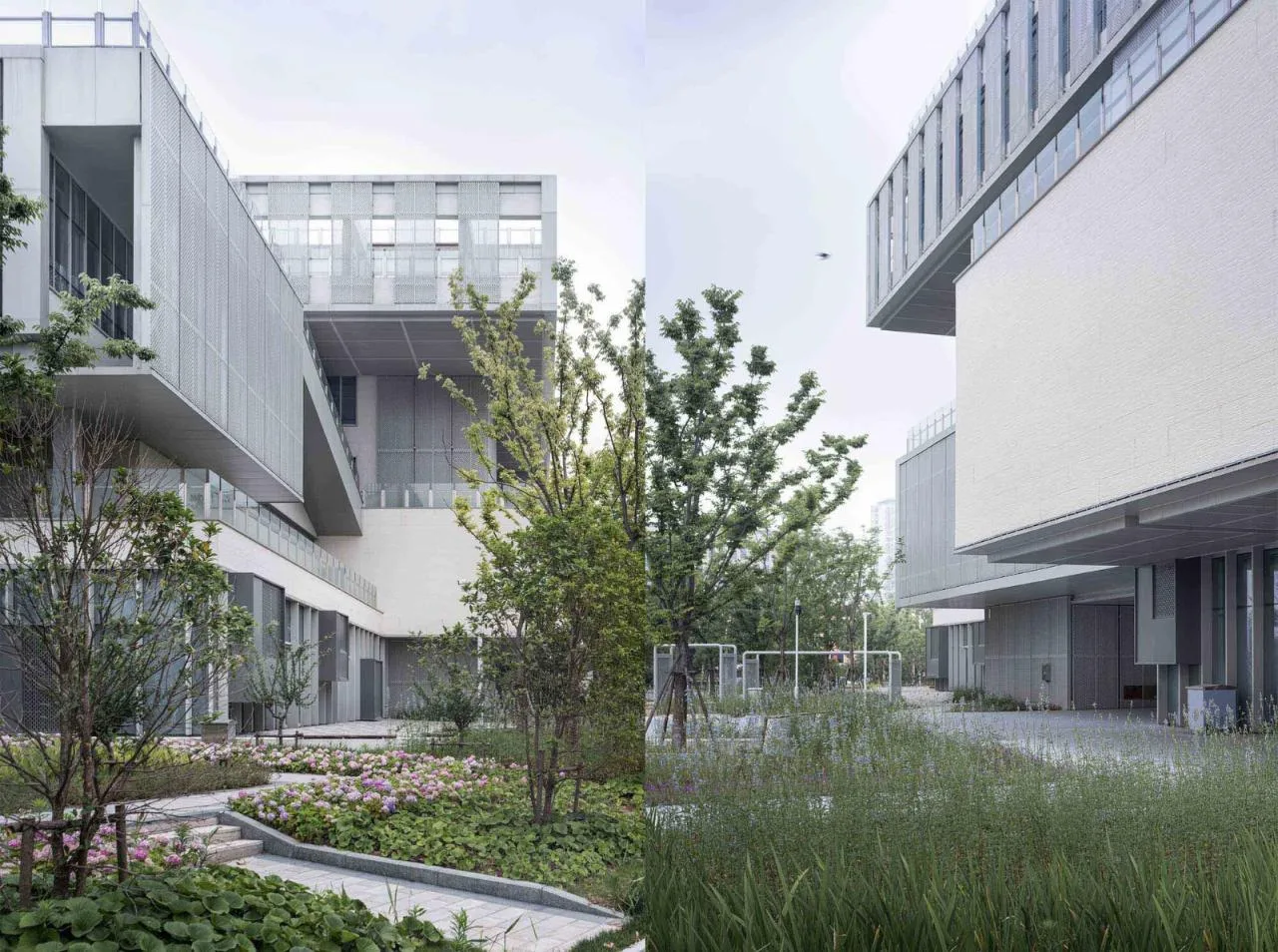 BIM Architecture | Changyang Neighborhood Center in Jingjiang Binjiang New City/Zhong Huaying Studio at Nanjing University of Architecture