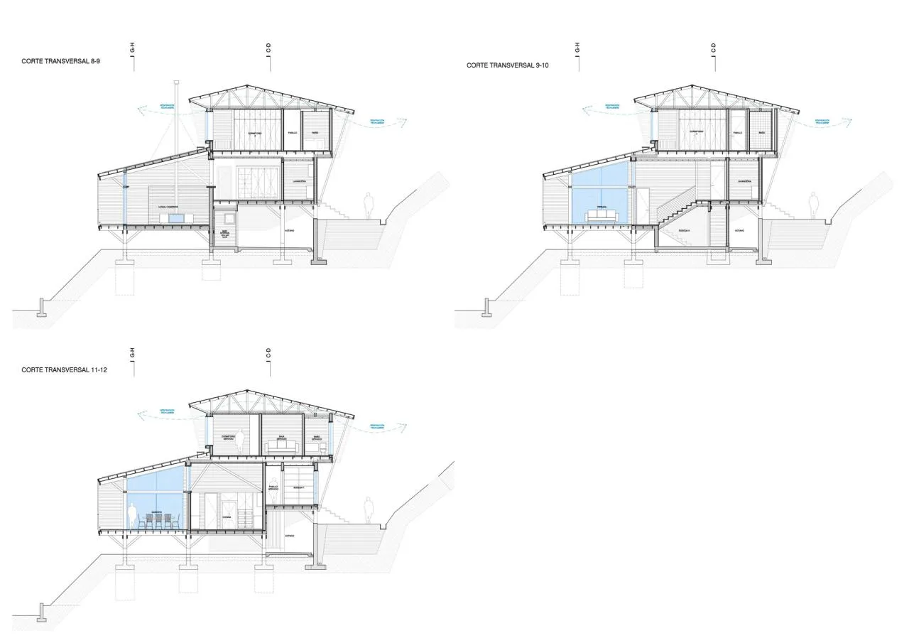 BIM Architecture | Namonkaxiu Cottage/Schwember García-Huidobro Arquitectos