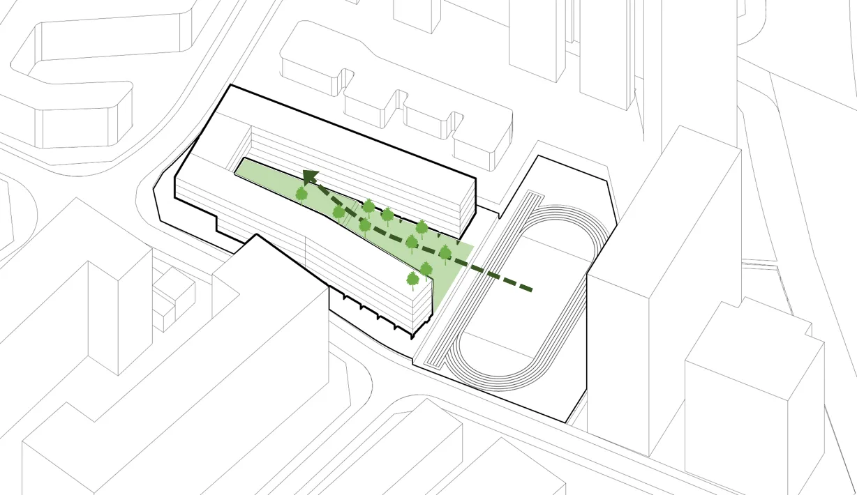 BIM Architecture | Qingquan Foreign Language School Junior High School/Yijing Architectural Design, Longhua District, Shenzhen