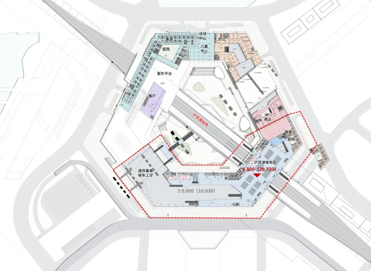 BIM Architecture | Suzhou South Station/Architectural Landscape Design