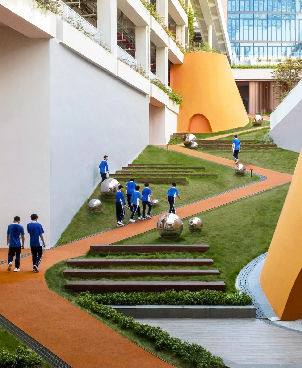 BIM Architecture | Qingquan Foreign Language School Junior High School/Yijing Architectural Design, Longhua District, Shenzhen
