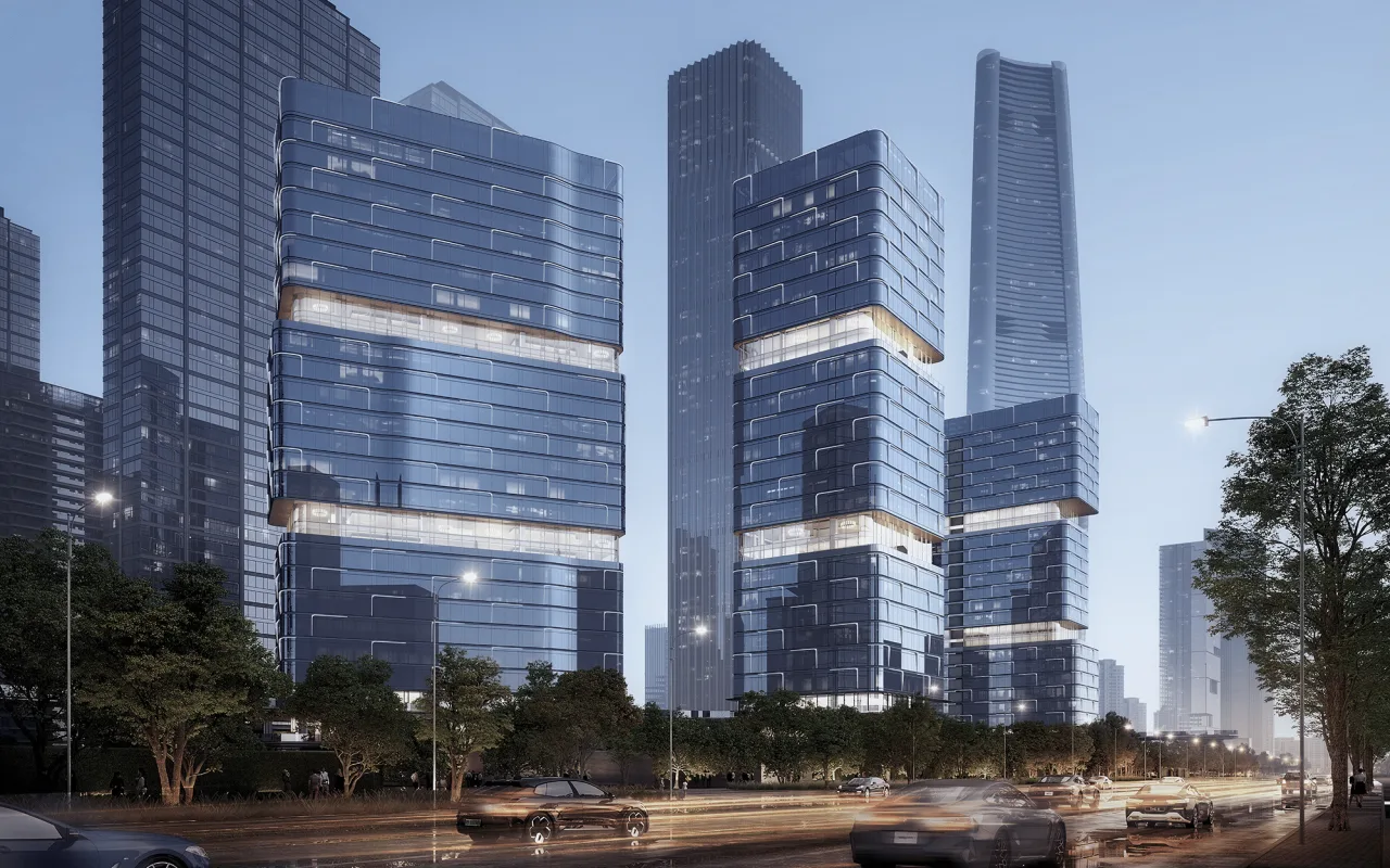 BIM Architecture | Wuhan Yangtze River Skyline, Line+Zhu Peidong's Dual Thinking on Urban Coordinates (Part 2)