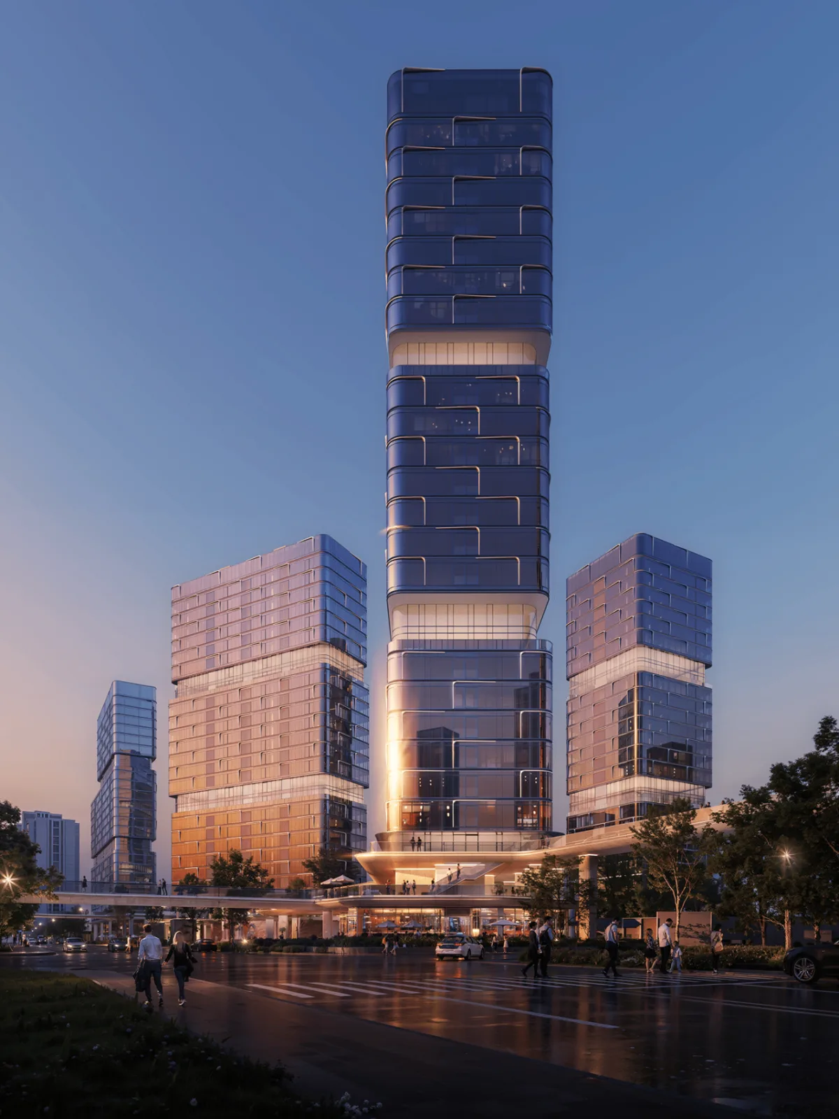 BIM Architecture | Wuhan Yangtze River Skyline, Line+Zhu Peidong's Dual Thinking on Urban Coordinates (Part 2)