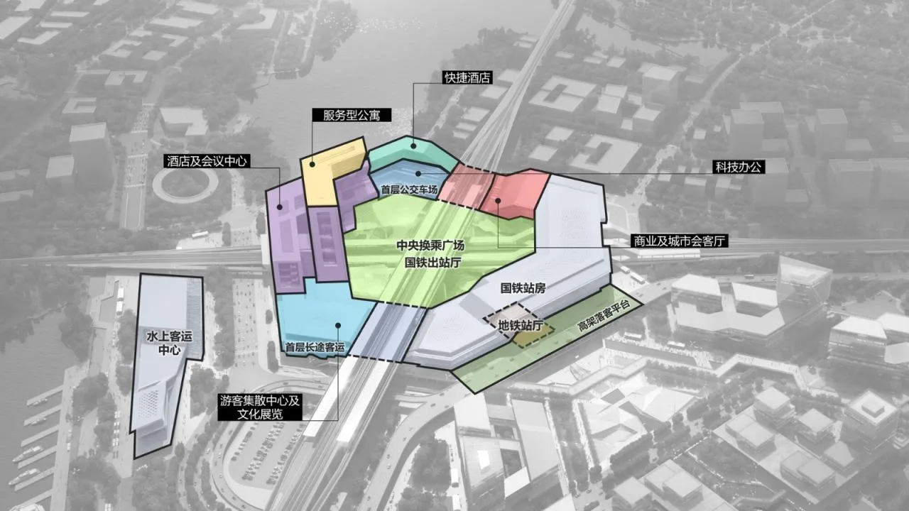 BIM Architecture | Suzhou South Station/Architectural Landscape Design