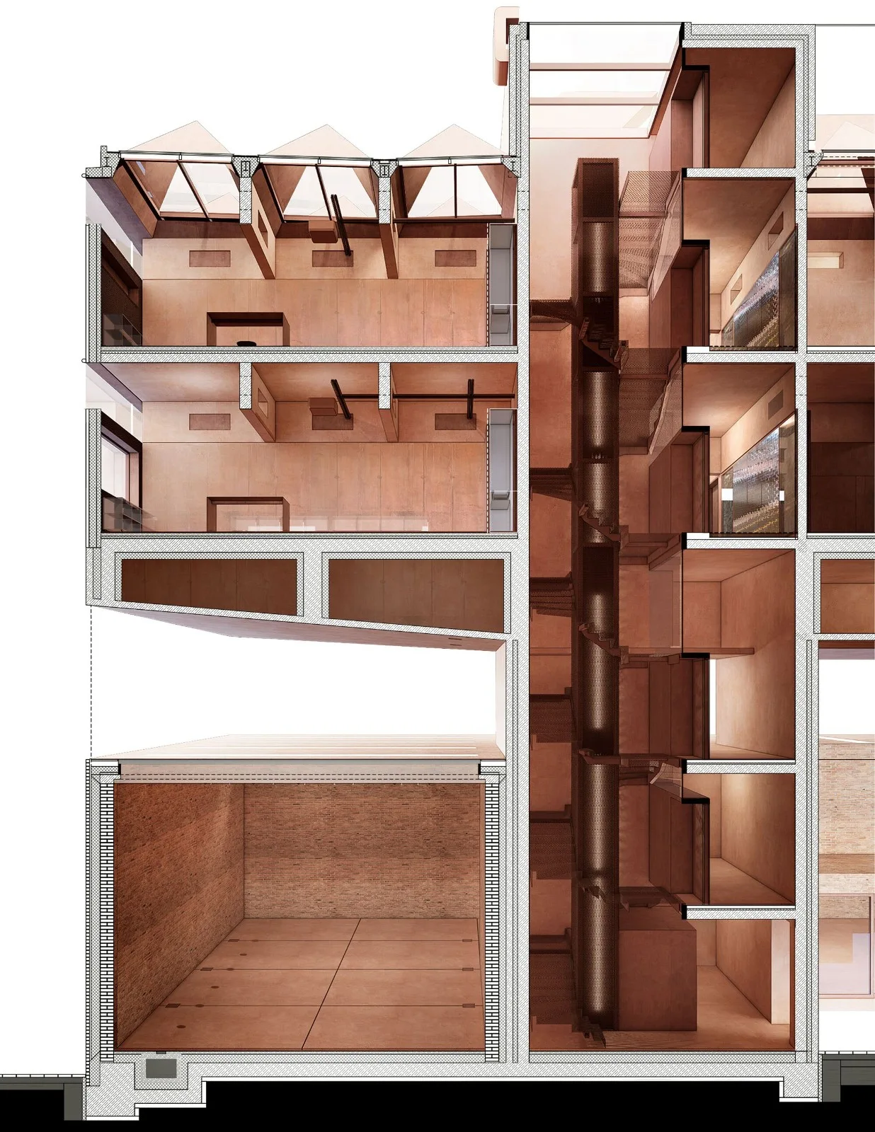 BIM Architecture | Pardubice GAMPA, Sf é ra Building Complex and Automation Plant Public Space/Š e pka Architekti