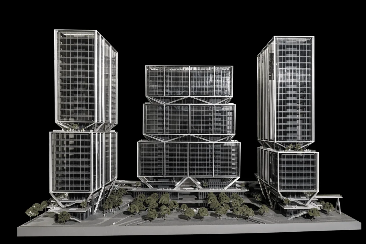 BIM Architecture | Wuhan Yangtze River Center International Competition Plan/Line+Zhu Peidong's Dual Thinking on Urban Coordinates