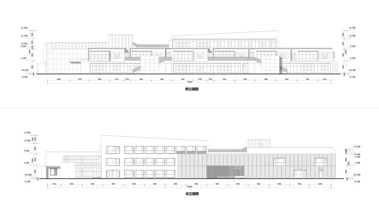 BIM Architecture | Changyang Neighborhood Center in Jingjiang Binjiang New City/Zhong Huaying Studio at Nanjing University of Architecture