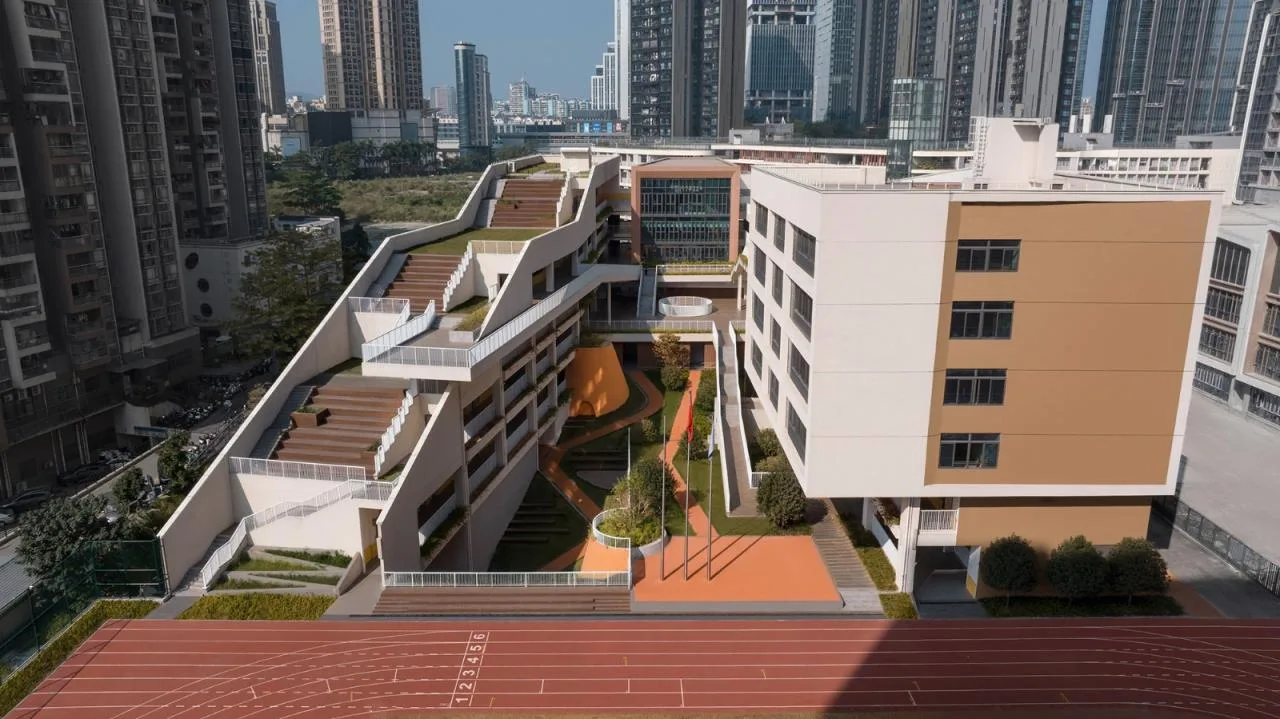 BIM Architecture | Qingquan Foreign Language School Junior High School/Yijing Architectural Design, Longhua District, Shenzhen