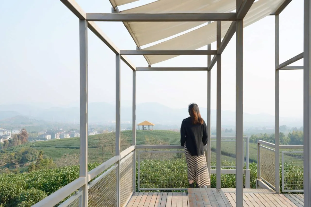 BIM Architecture | Changdai Village Art Village Architecture Series - Chashan Floating Pavilion/Yumu Architecture
