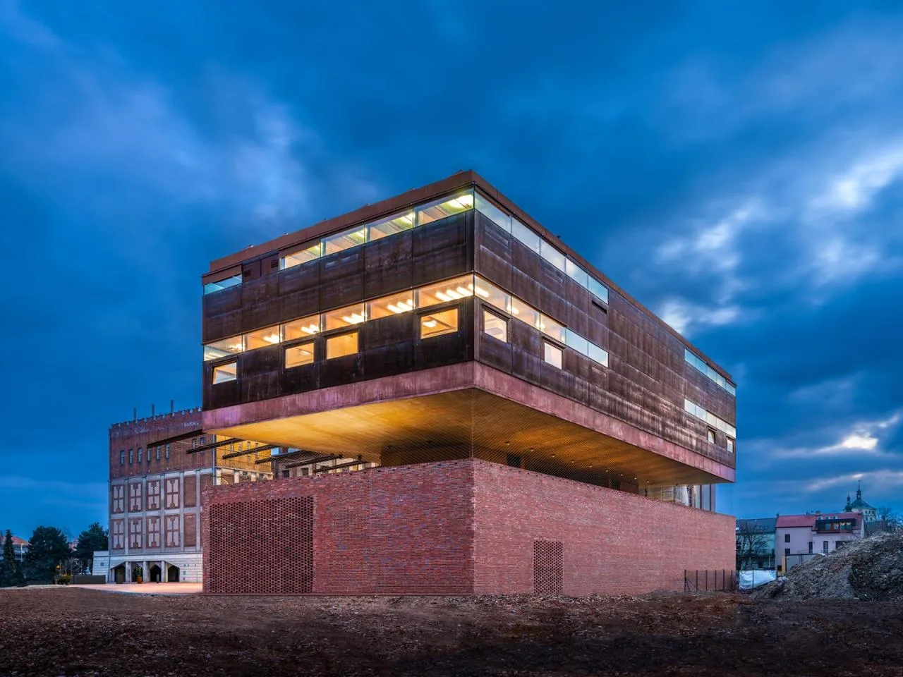 BIM Architecture | Pardubice GAMPA, Sf é ra Building Complex and Automation Plant Public Space/Š e pka Architekti