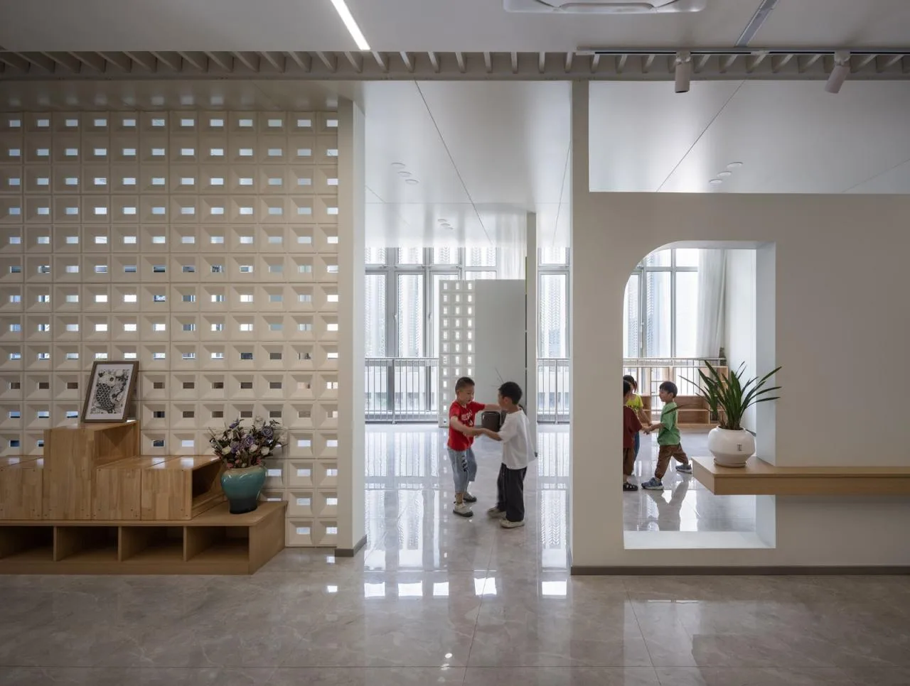 BIM Architecture | Changyang Neighborhood Center in Jingjiang Binjiang New City/Zhong Huaying Studio at Nanjing University of Architecture