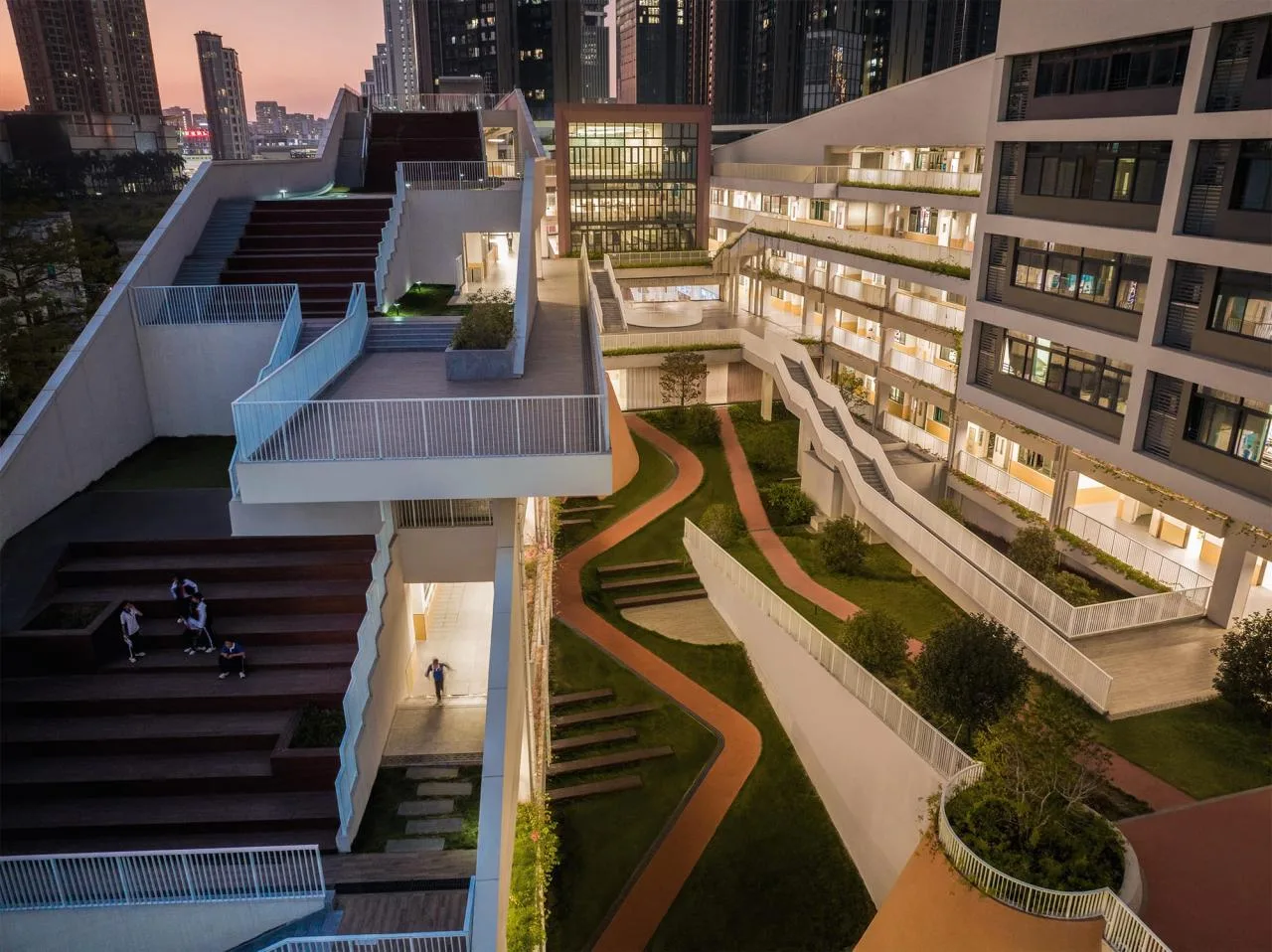 BIM Architecture | Qingquan Foreign Language School Junior High School/Yijing Architectural Design, Longhua District, Shenzhen