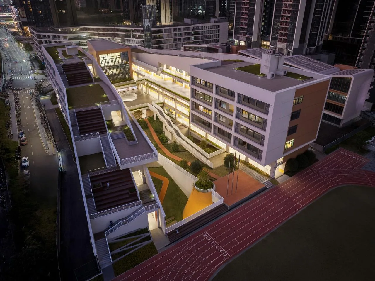 BIM Architecture | Qingquan Foreign Language School Junior High School/Yijing Architectural Design, Longhua District, Shenzhen