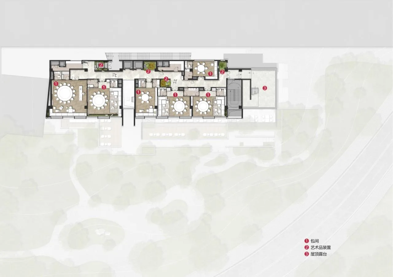 BIM Architecture | Nanjing Gulou Jinshang OCC Restaurant/BUZZ Architecture Firm