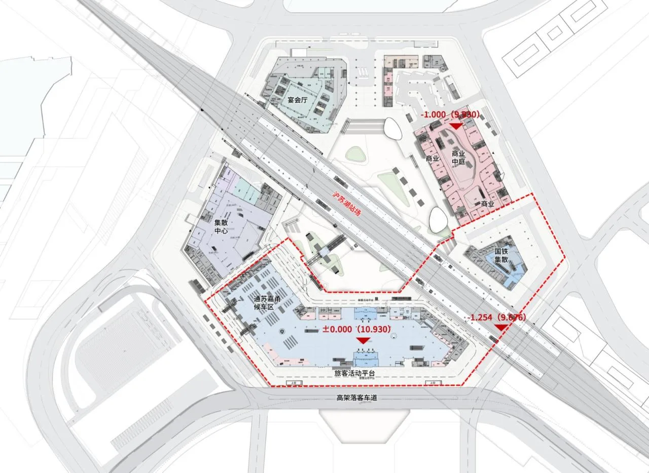 BIM Architecture | Suzhou South Station/Architectural Landscape Design