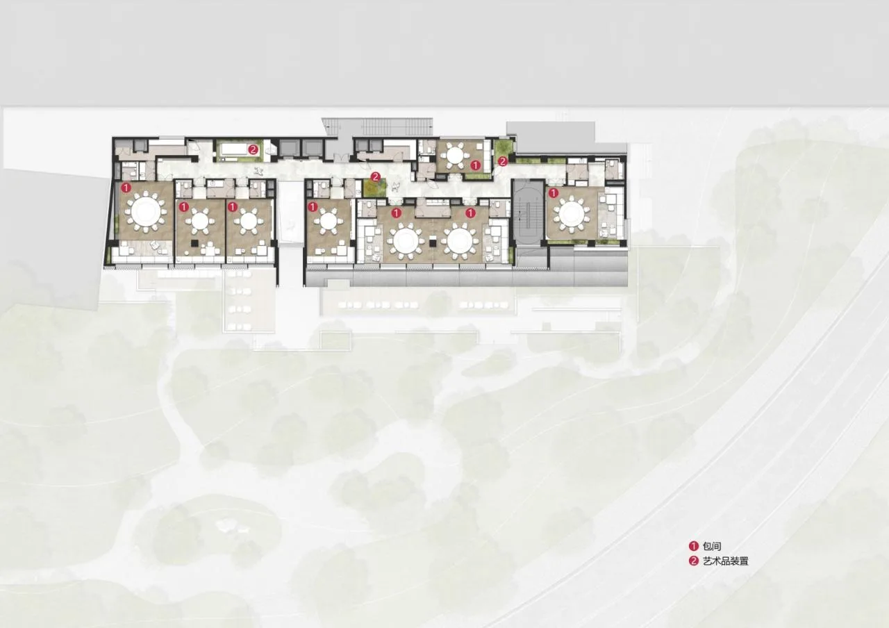 BIM Architecture | Nanjing Gulou Jinshang OCC Restaurant/BUZZ Architecture Firm