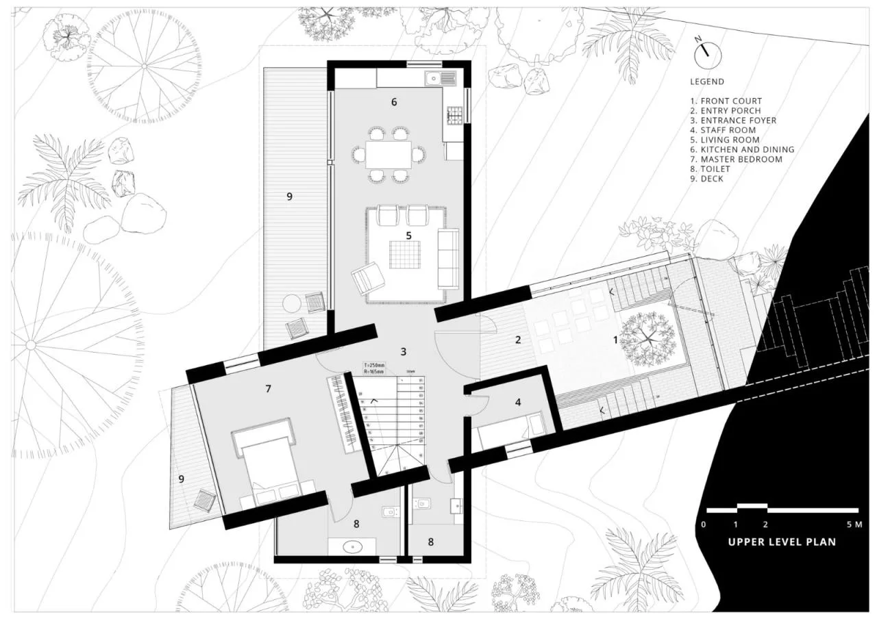 BIM Architecture | Sloping House/Red Brick Studio
