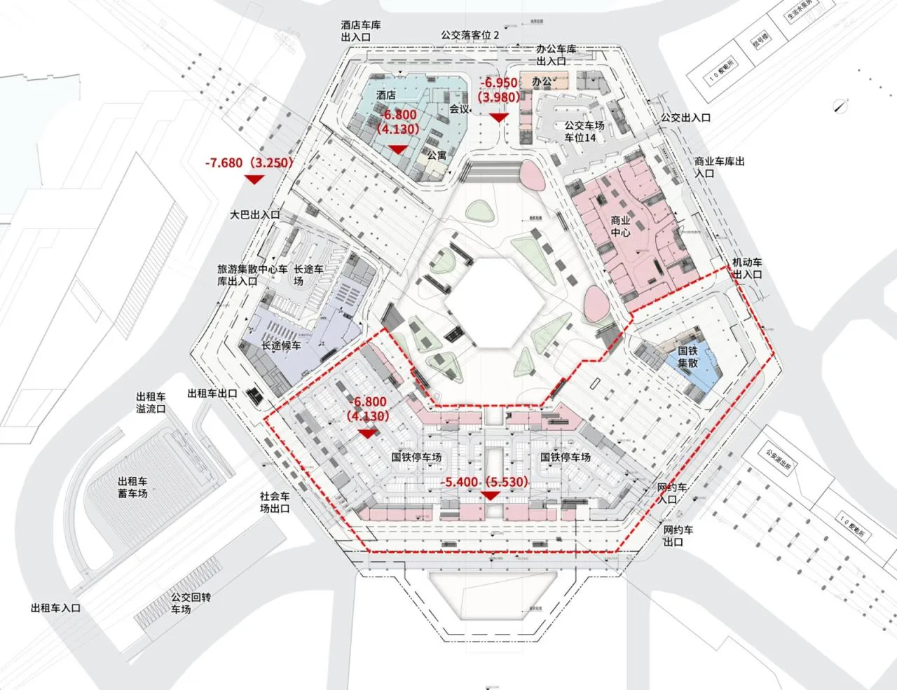 BIM Architecture | Suzhou South Station/Architectural Landscape Design
