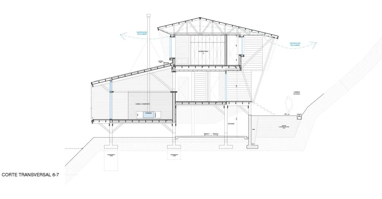 BIM Architecture | Namonkaxiu Cottage/Schwember García-Huidobro Arquitectos