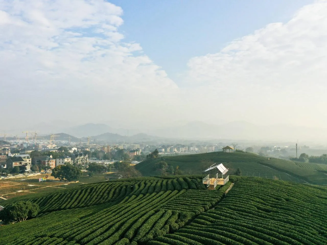 BIM Architecture | Changdai Village Art Village Architecture Series - Chashan Floating Pavilion/Yumu Architecture