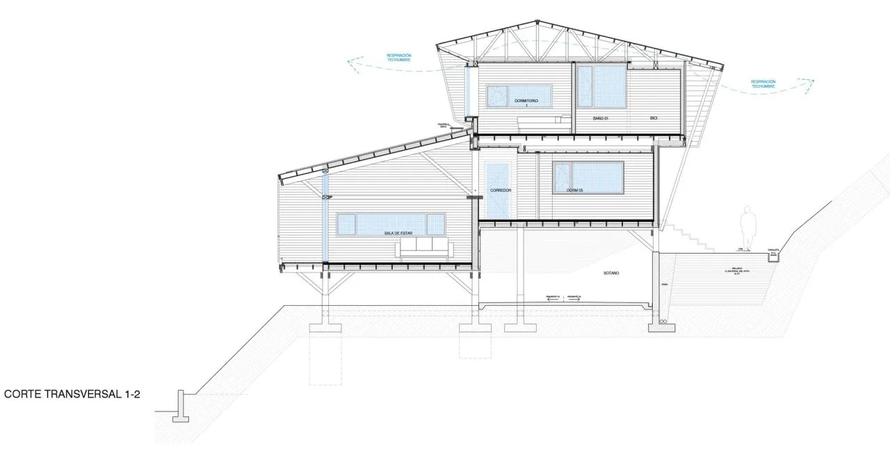 BIM Architecture | Namonkaxiu Cottage/Schwember García-Huidobro Arquitectos
