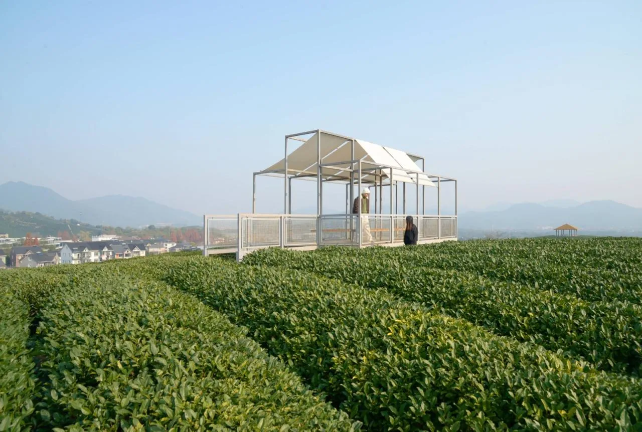 BIM Architecture | Changdai Village Art Village Architecture Series - Chashan Floating Pavilion/Yumu Architecture