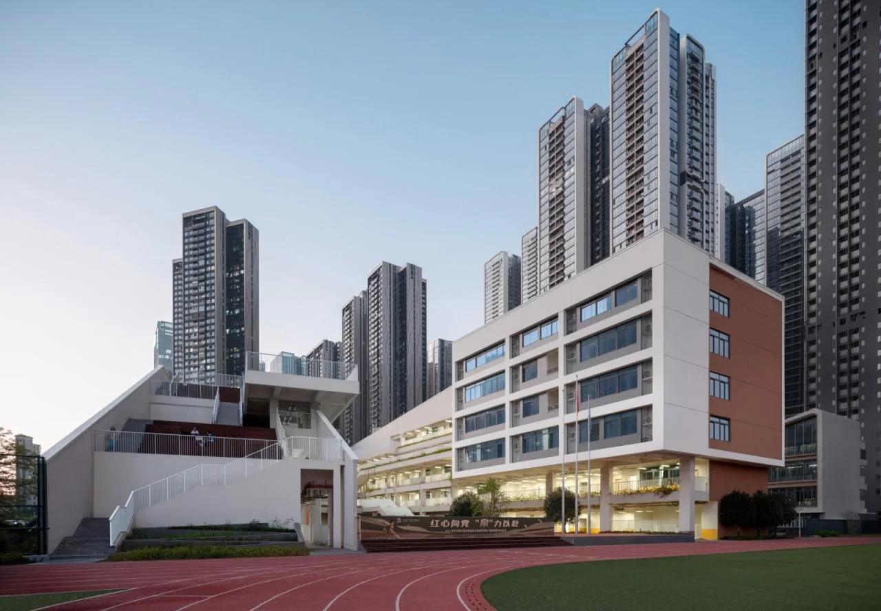 BIM Architecture | Qingquan Foreign Language School Junior High School/Yijing Architectural Design, Longhua District, Shenzhen