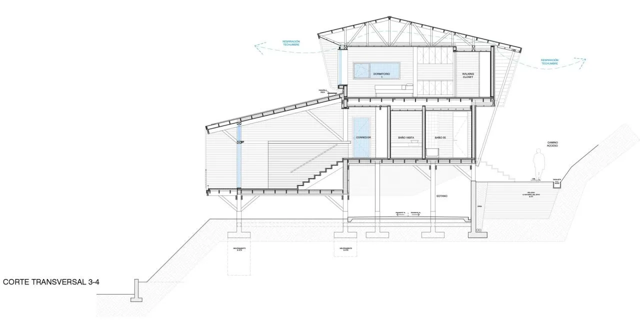 BIM Architecture | Namonkaxiu Cottage/Schwember García-Huidobro Arquitectos