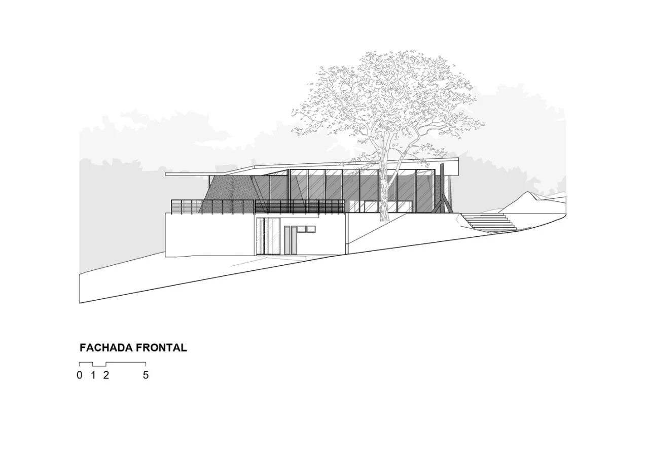 Design of a tranquil, natural, and poetic vacation villa nestled between mountains and forests