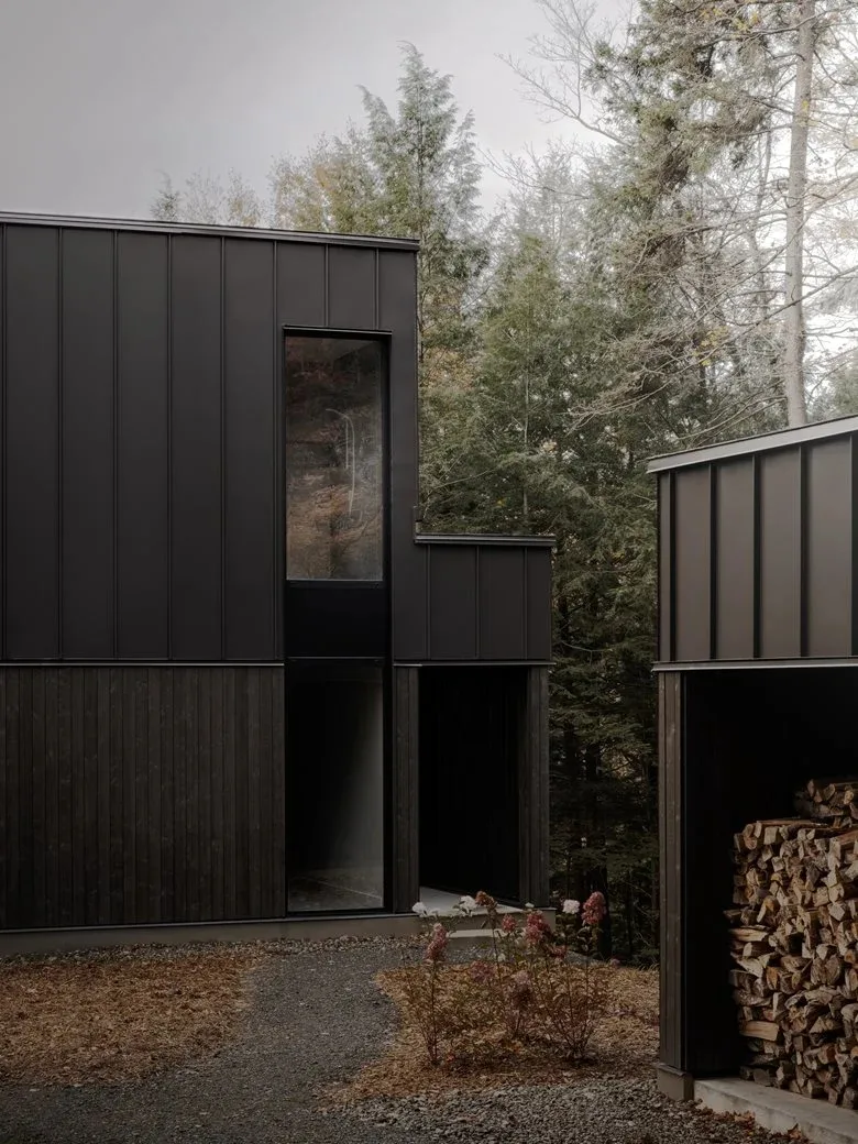 Composing a harmonious melody between architecture and nature among the treetops, with biological details in the design of a vacation home