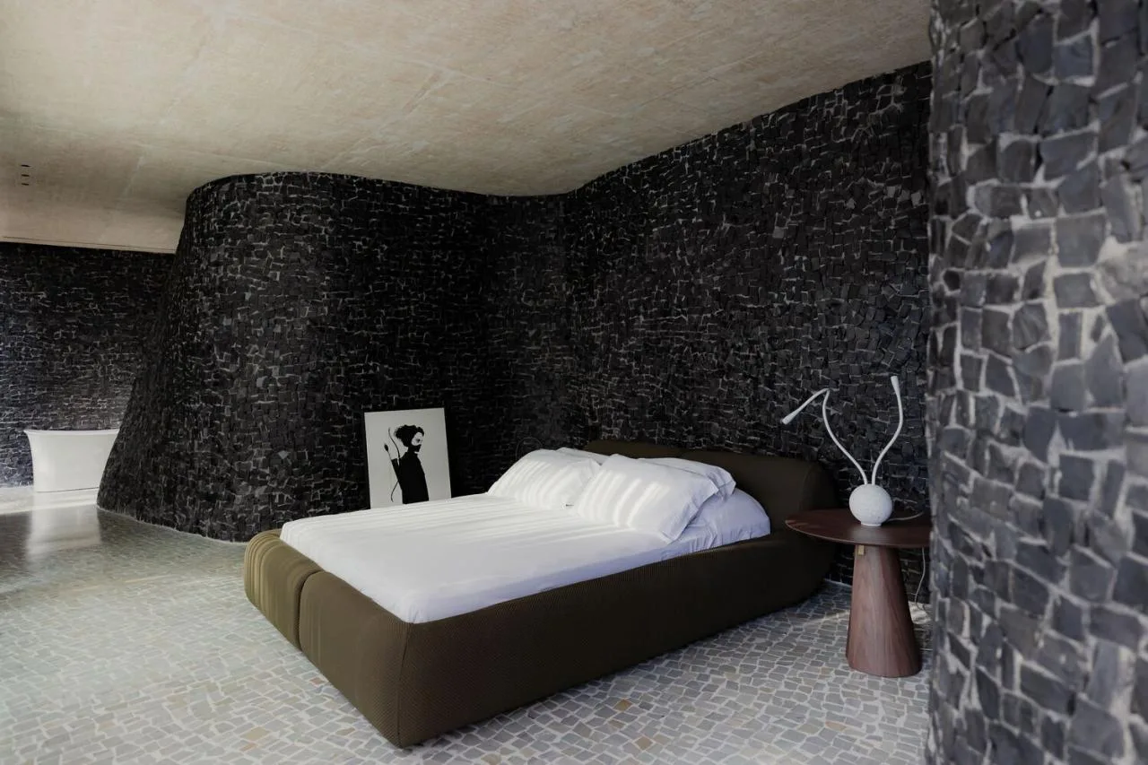 Design of a tranquil, natural, and poetic vacation villa nestled between mountains and forests