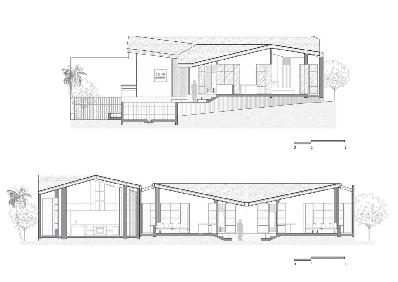 The Wabi Sabi Realm in the Poetic Forest: Design of a Natural Villa Under a Flipped Roof