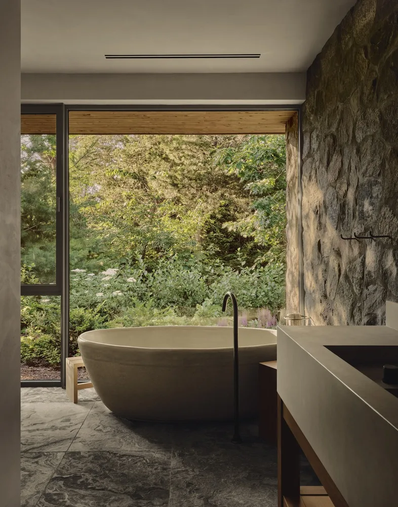 Living in harmony with tranquil poetry, encountering natural textures woven into a dreamy home residential design