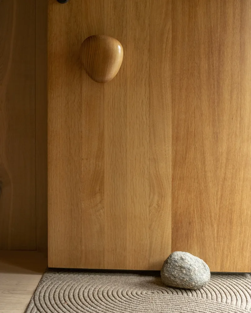 Living in harmony with tranquil poetry, encountering natural textures woven into a dreamy home residential design