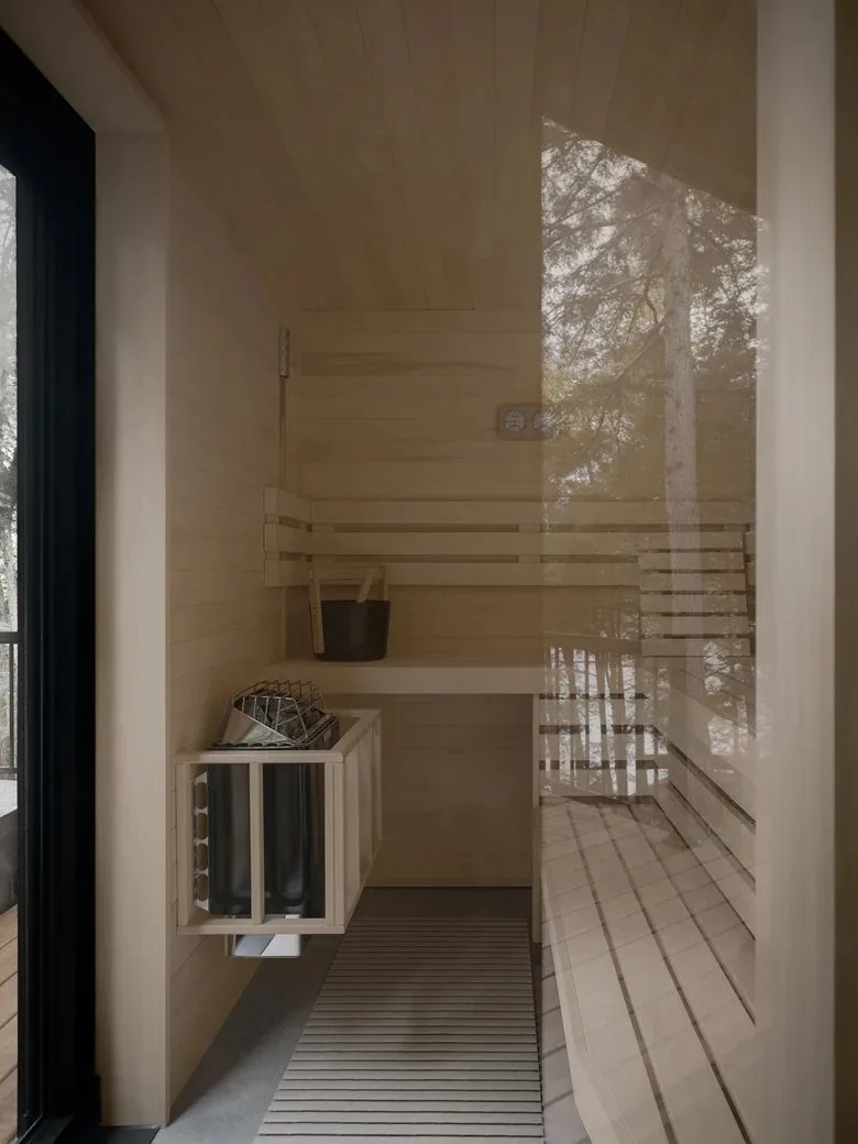 Composing a harmonious melody between architecture and nature among the treetops, with biological details in the design of a vacation home