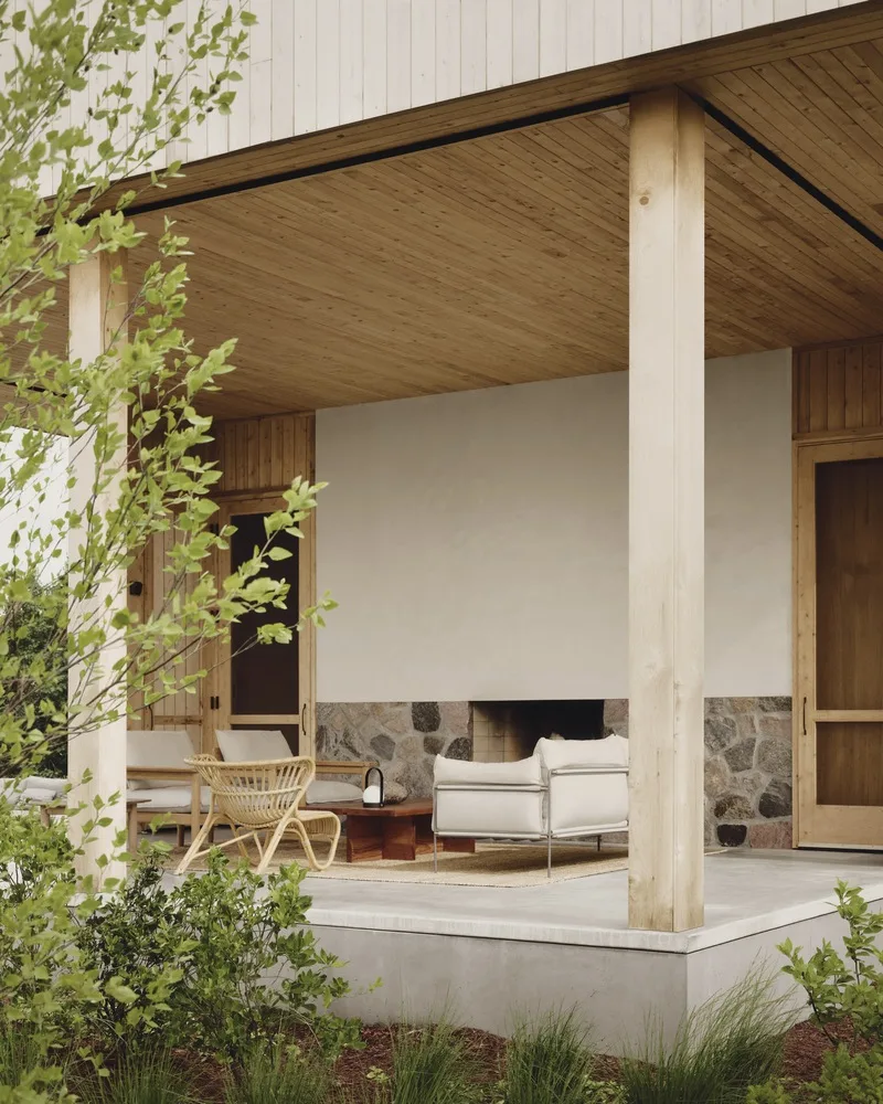 Living in harmony with tranquil poetry, encountering natural textures woven into a dreamy home residential design