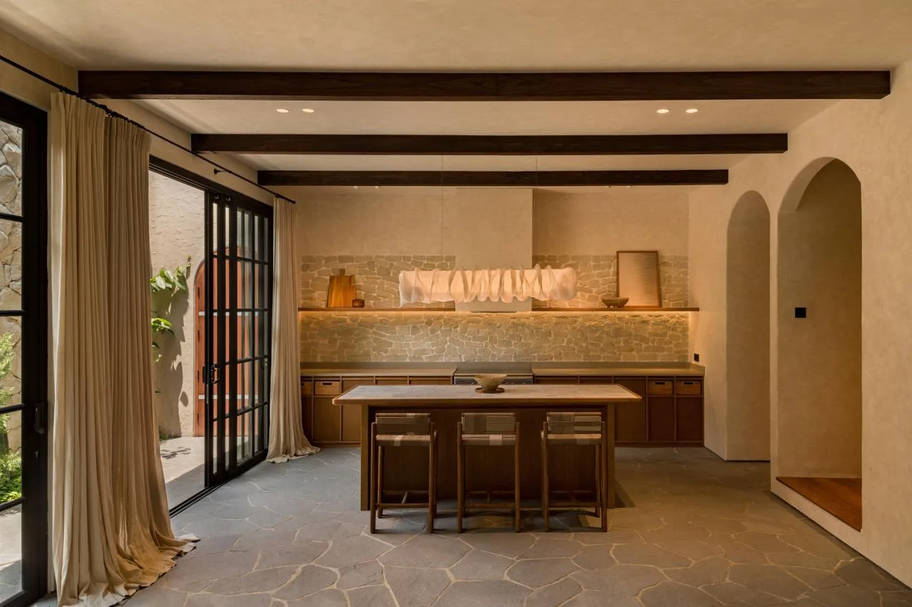 Energy saving luxury Wabi Sabi villa design that nourishes the body and mind in nature in tropical rainforests