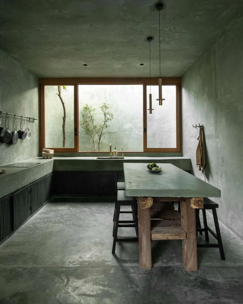 Design of vacation homes that draw inspiration from natural wells and caves and perceive time through the interweaving of light and shadow