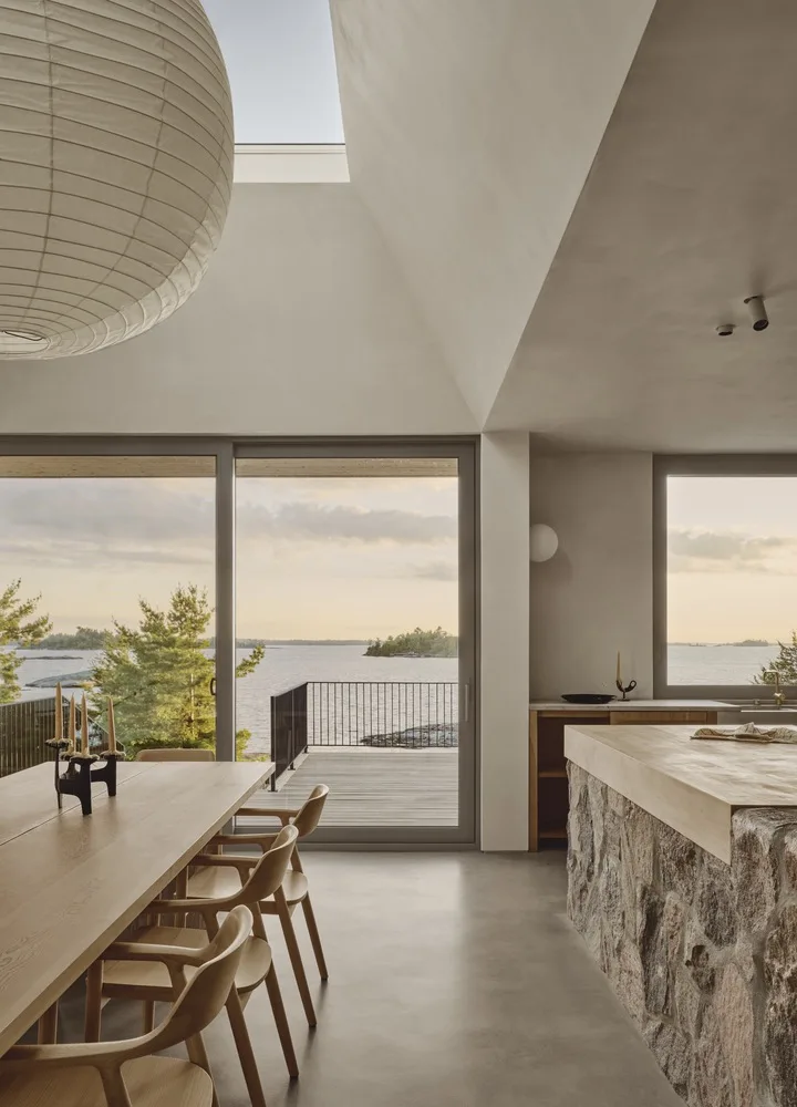 Living in harmony with tranquil poetry, encountering natural textures woven into a dreamy home residential design