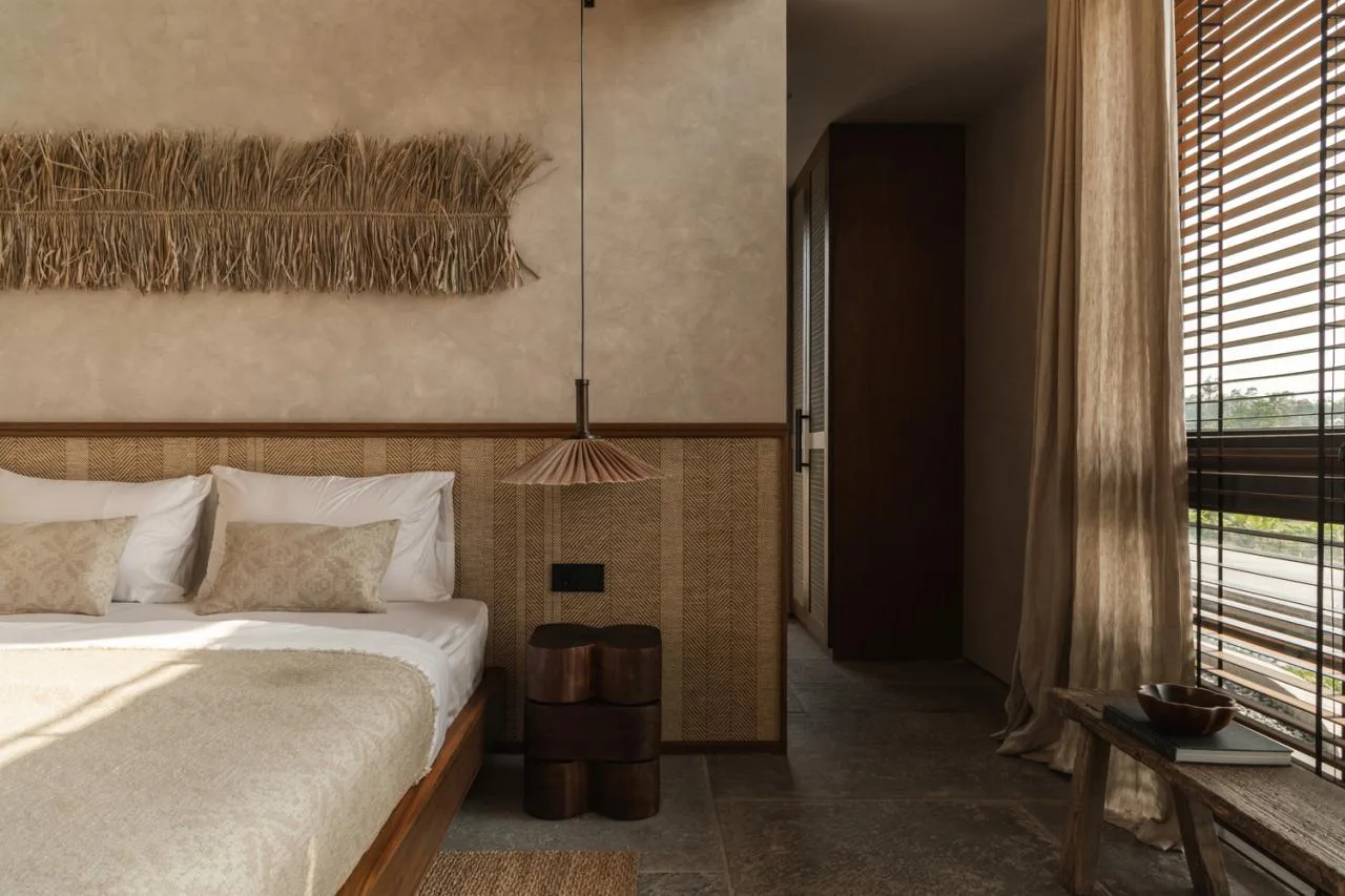 Energy saving luxury Wabi Sabi villa design that nourishes the body and mind in nature in tropical rainforests