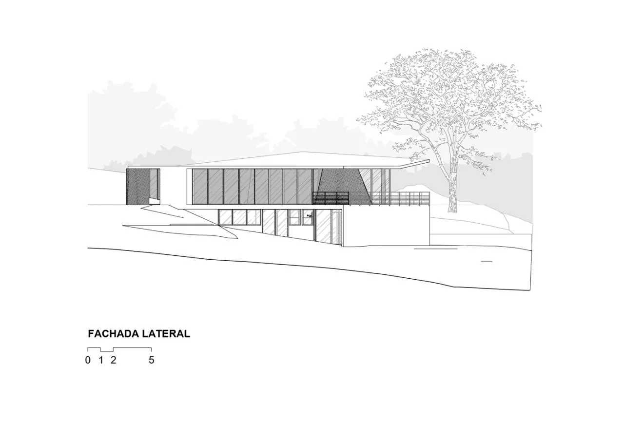 Design of a tranquil, natural, and poetic vacation villa nestled between mountains and forests