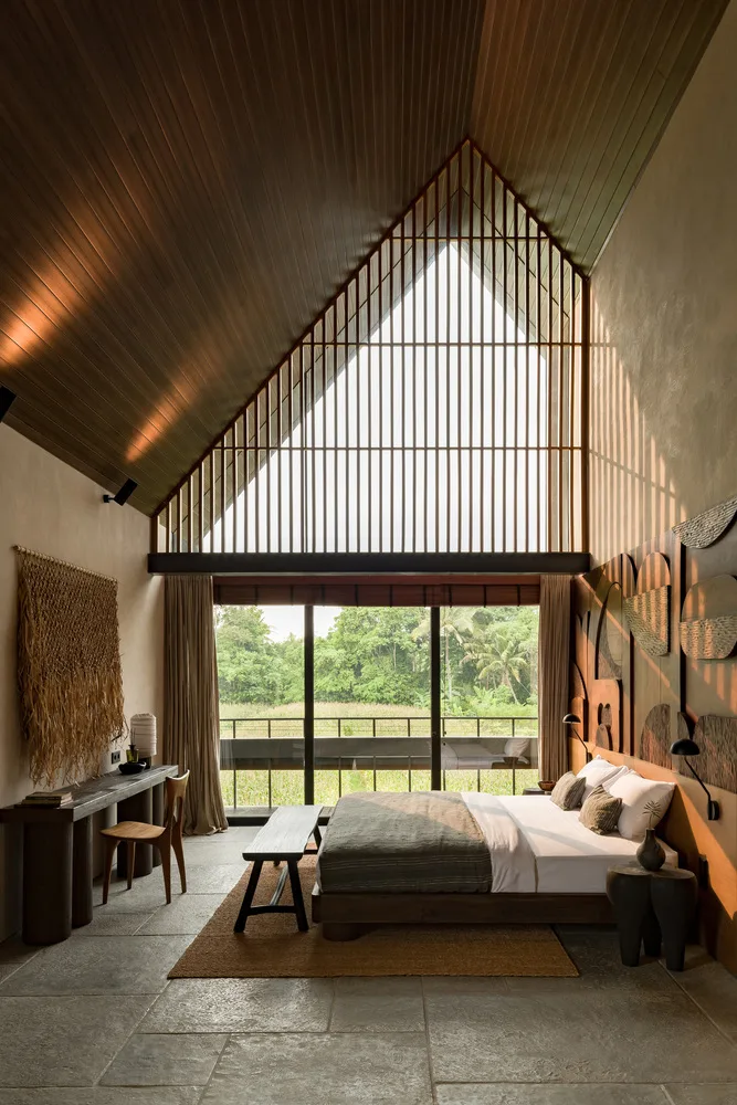 Energy saving luxury Wabi Sabi villa design that nourishes the body and mind in nature in tropical rainforests