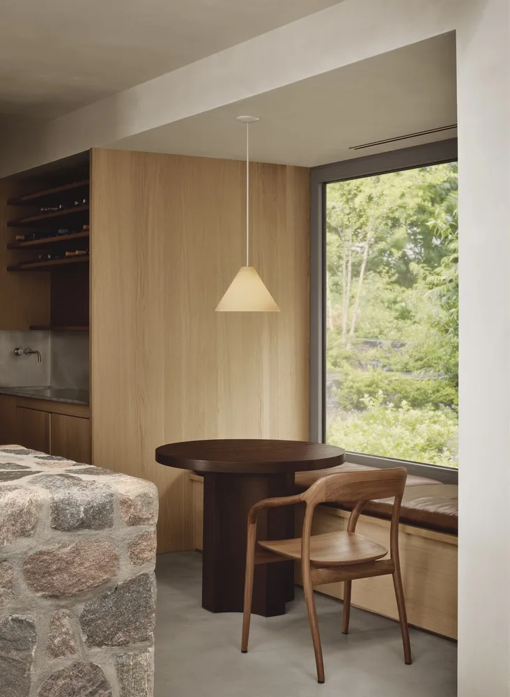 Living in harmony with tranquil poetry, encountering natural textures woven into a dreamy home residential design