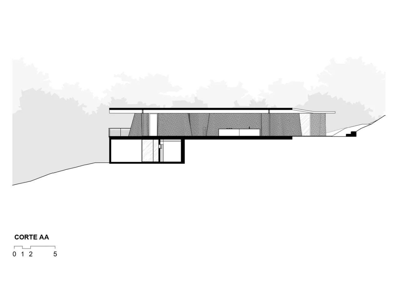 Design of a tranquil, natural, and poetic vacation villa nestled between mountains and forests