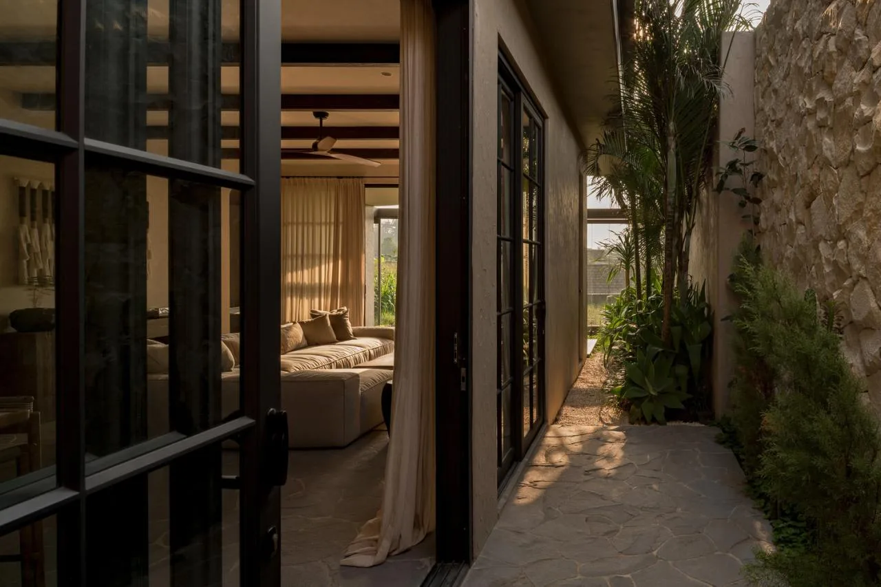Energy saving luxury Wabi Sabi villa design that nourishes the body and mind in nature in tropical rainforests