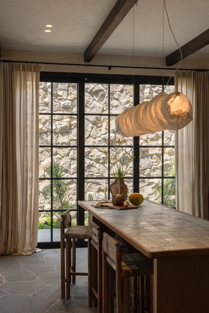 Energy saving luxury Wabi Sabi villa design that nourishes the body and mind in nature in tropical rainforests